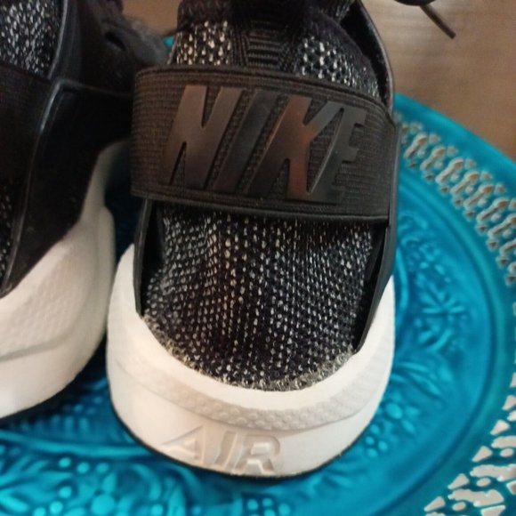 Men's Nike Air Huarache Run Ultra SE Black/White Sneakers Size 14 - Picture 4 of 7